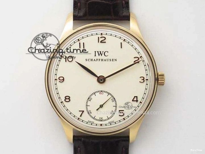 MIROTIME 0705 Portuguese IW3714 Diam ZF V2 1:1 Best Edition White Dial Blue Makers On Blue Leather Strap A79350 (Slim Movement) Stylish 7248